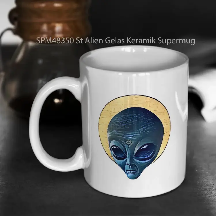 SPM48350 St Alien Gelas Keramik Supermug