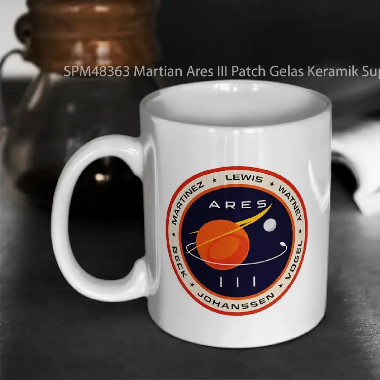 SPM48363 Martian Ares III Patch Gelas Keramik Supermug