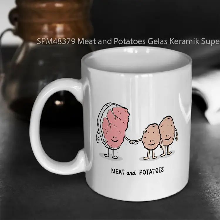 SPM48379 Meat and Potatoes Gelas Keramik Supermug