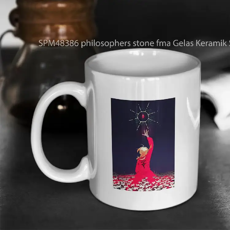 SPM48386 philosophers stone fma Gelas Keramik Supermug