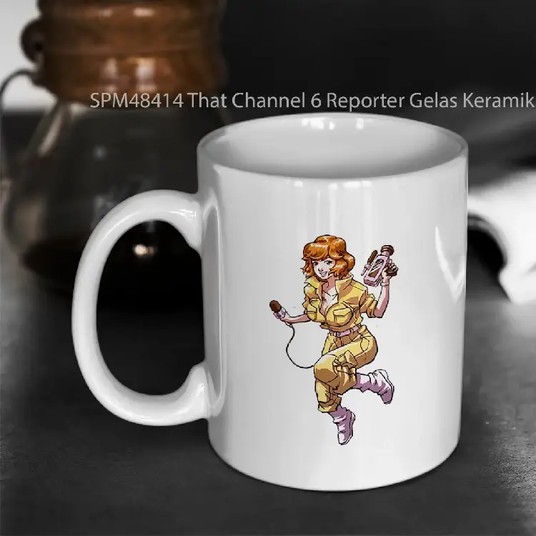 SPM48414 That Channel 6 Reporter Gelas Keramik Supermug