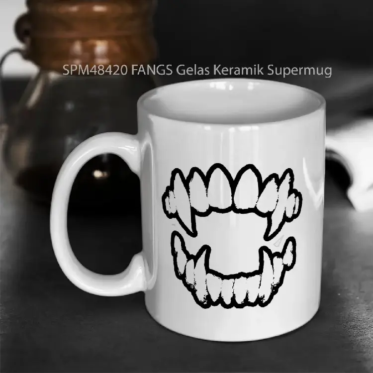 SPM48420 FANGS Gelas Keramik Supermug