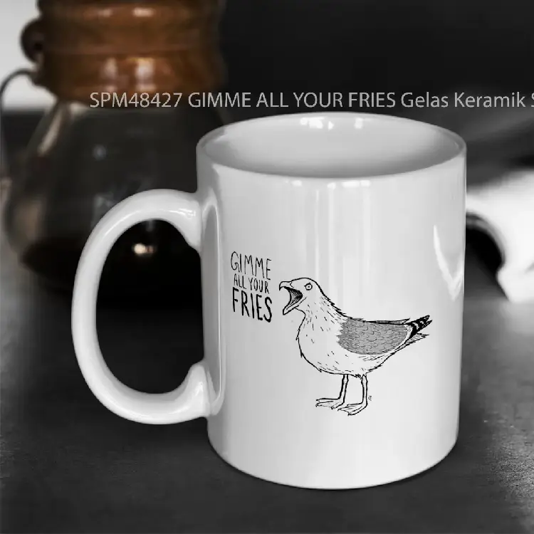 SPM48427 GIMME ALL YOUR FRIES Gelas Keramik Supermug