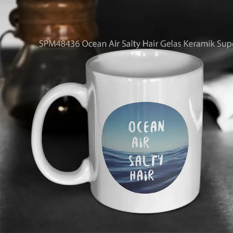 SPM48436 Ocean Air Salty Hair Gelas Keramik Supermug