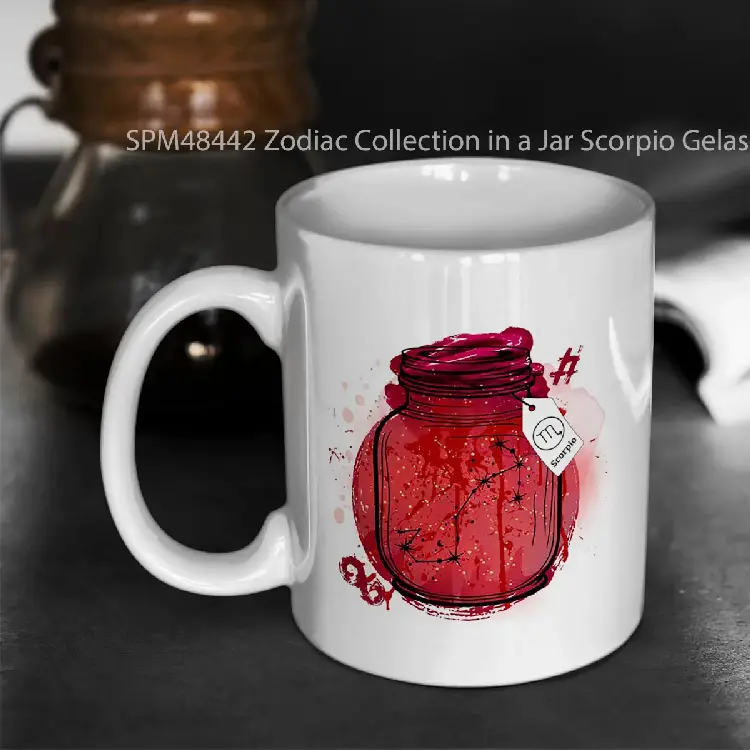 SPM48442 Zodiac Collection in a Jar Scorpio Gelas Keramik Supermug