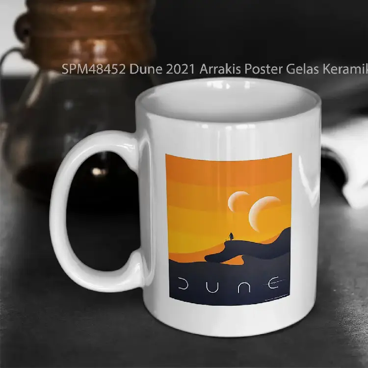 SPM48452 Dune 2021 Arrakis Poster Gelas Keramik Supermug