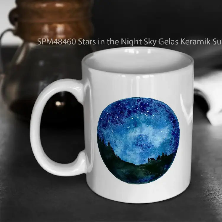 SPM48460 Stars in the Night Sky Gelas Keramik Supermug