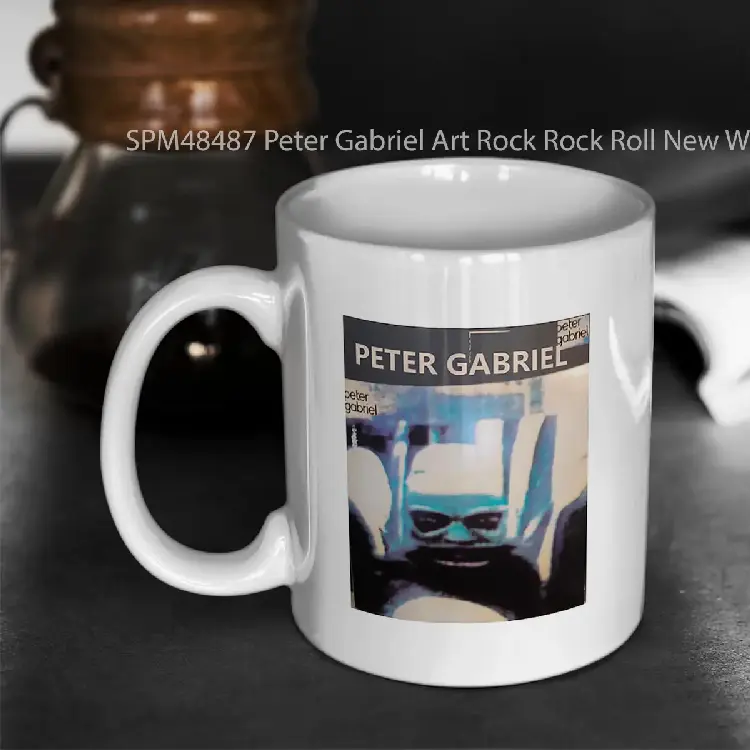 SPM48487 Peter Gabriel Art Rock Rock Roll New Wave Progressive Prog Gelas Keramik Supermug