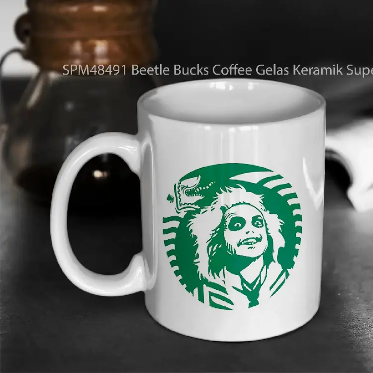 SPM48491 Beetle Bucks Coffee Gelas Keramik Supermug