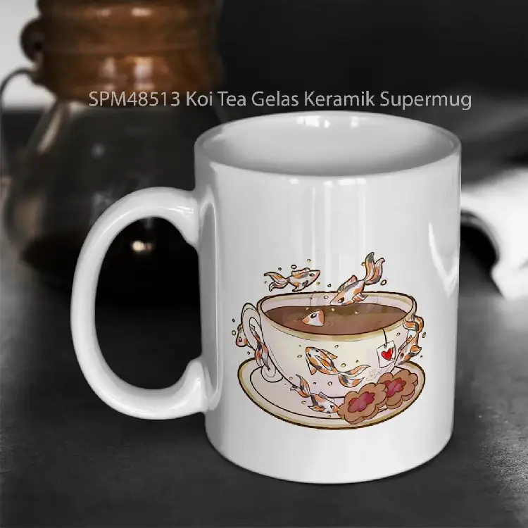 SPM48513 Koi Tea Gelas Keramik Supermug