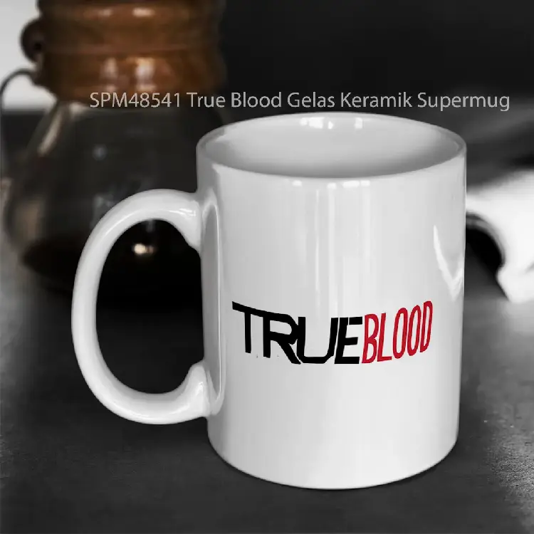 SPM48541 True Blood Gelas Keramik Supermug