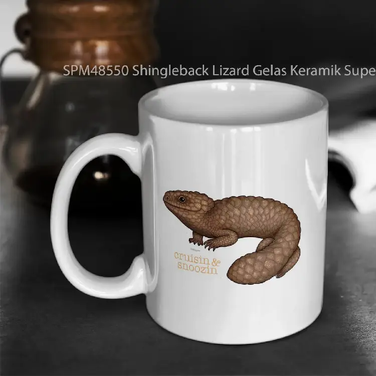 SPM48550 Shingleback Lizard Gelas Keramik Supermug