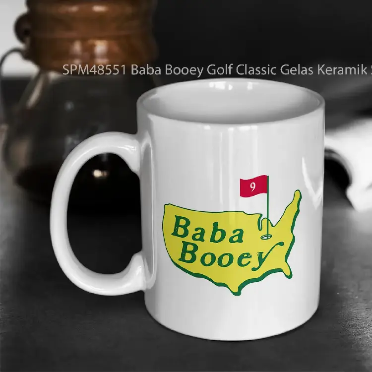 SPM48551 Baba Booey Golf Classic Gelas Keramik Supermug