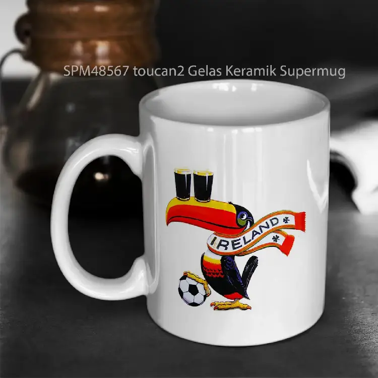 SPM48567 toucan2 Gelas Keramik Supermug