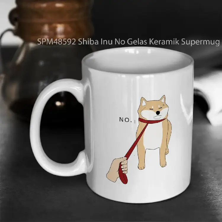 SPM48592 Shiba Inu No Gelas Keramik Supermug