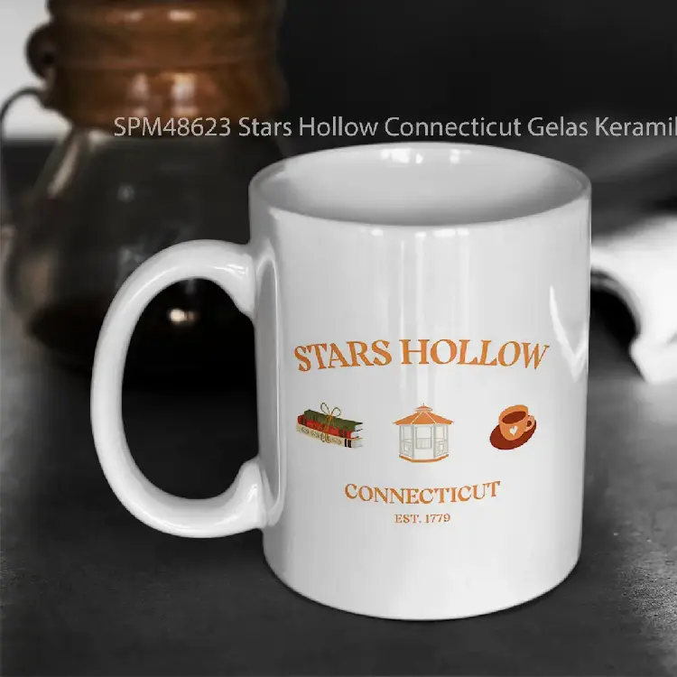 SPM48623 Stars Hollow Connecticut Gelas Keramik Supermug