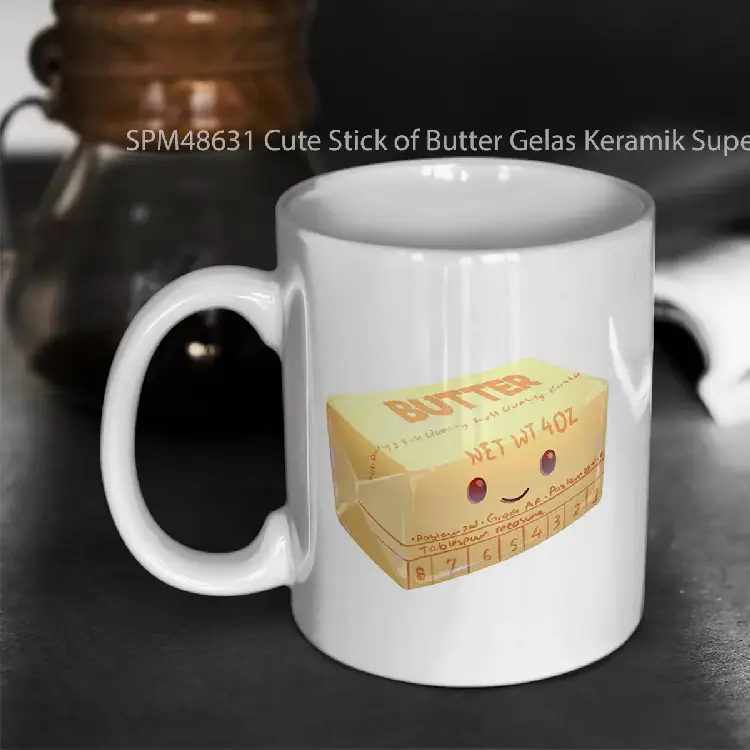 SPM48631 Cute Stick of Butter Gelas Keramik Supermug