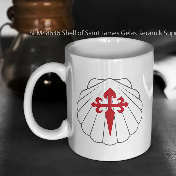 SPM48636 Shell of Saint James Gelas Keramik Supermug