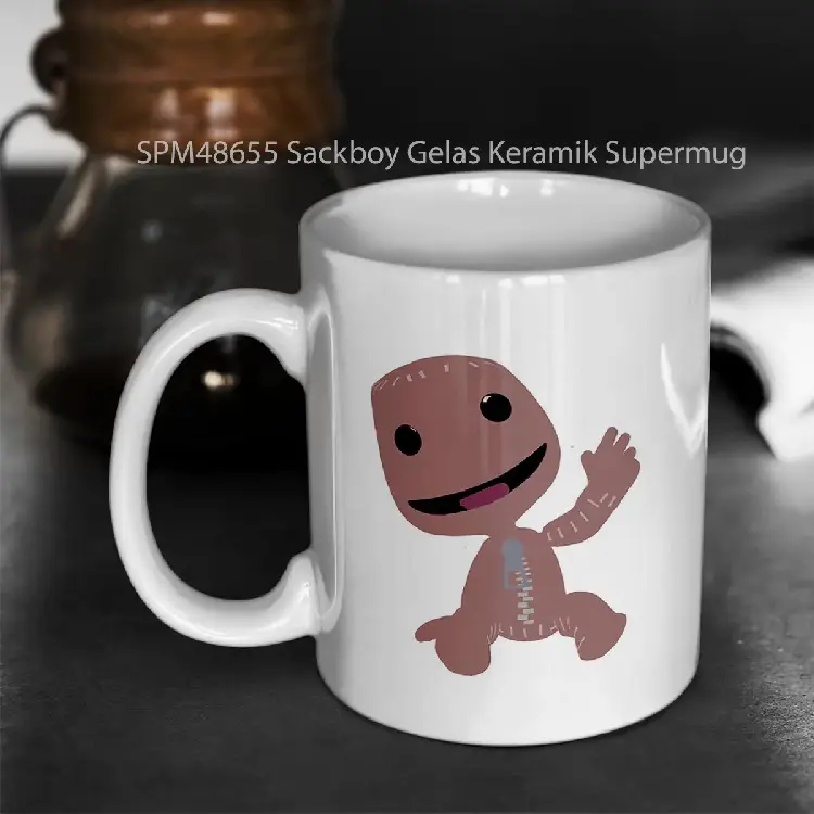 SPM48655 Sackboy Gelas Keramik Supermug