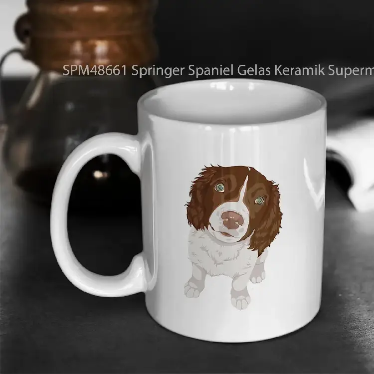SPM48661 Springer Spaniel Gelas Keramik Supermug