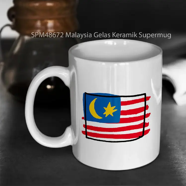 SPM48672 Malaysia Gelas Keramik Supermug