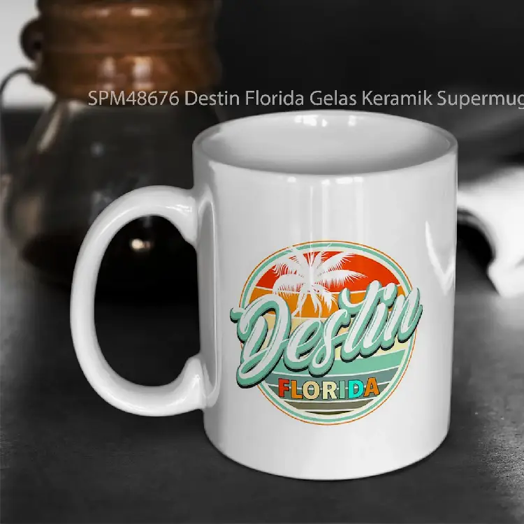 SPM48676 Destin Florida Gelas Keramik Supermug