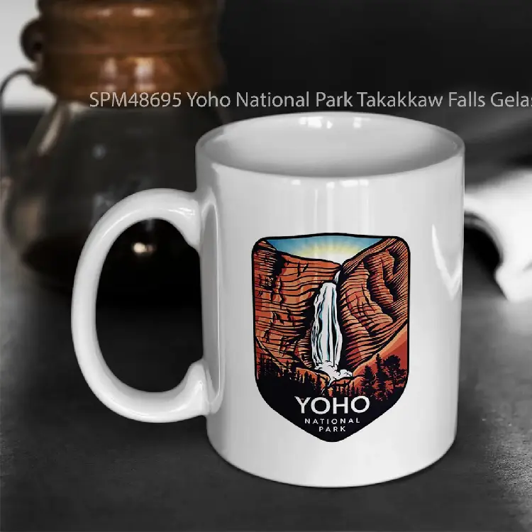 SPM48695 Yoho National Park Takakkaw Falls Gelas Keramik Supermug