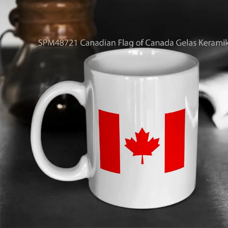 SPM48721 Canadian Flag of Canada Gelas Keramik Supermug