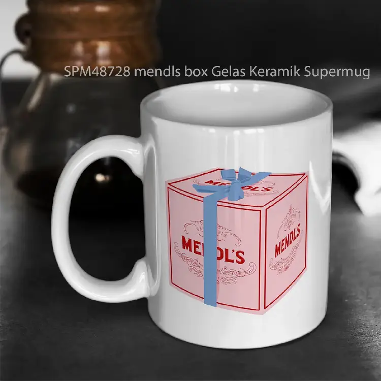 SPM48728 mendls box Gelas Keramik Supermug
