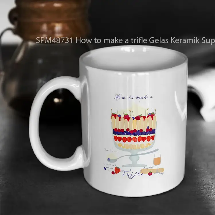 SPM48731 How to make a trifle Gelas Keramik Supermug