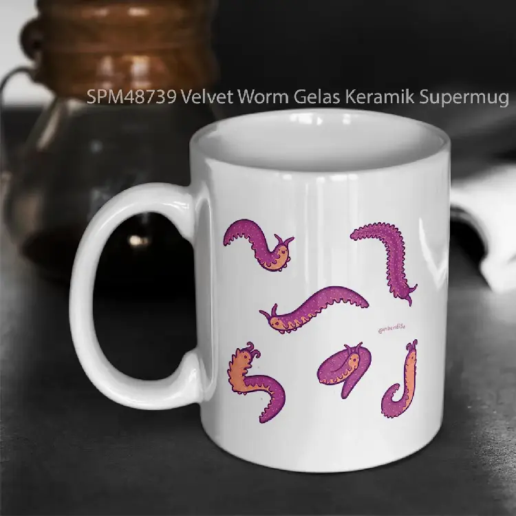 SPM48739 Velvet Worm Gelas Keramik Supermug