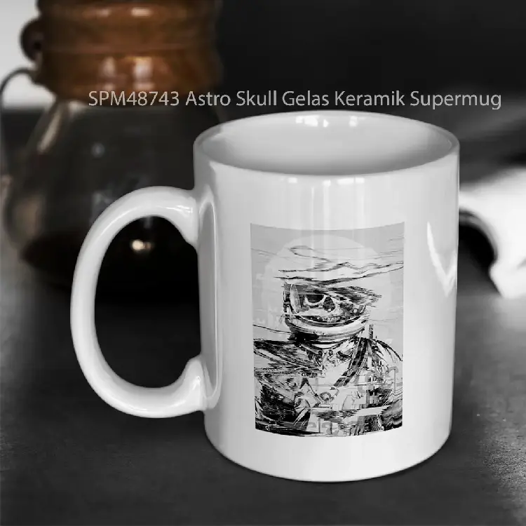 SPM48743 Astro Skull Gelas Keramik Supermug