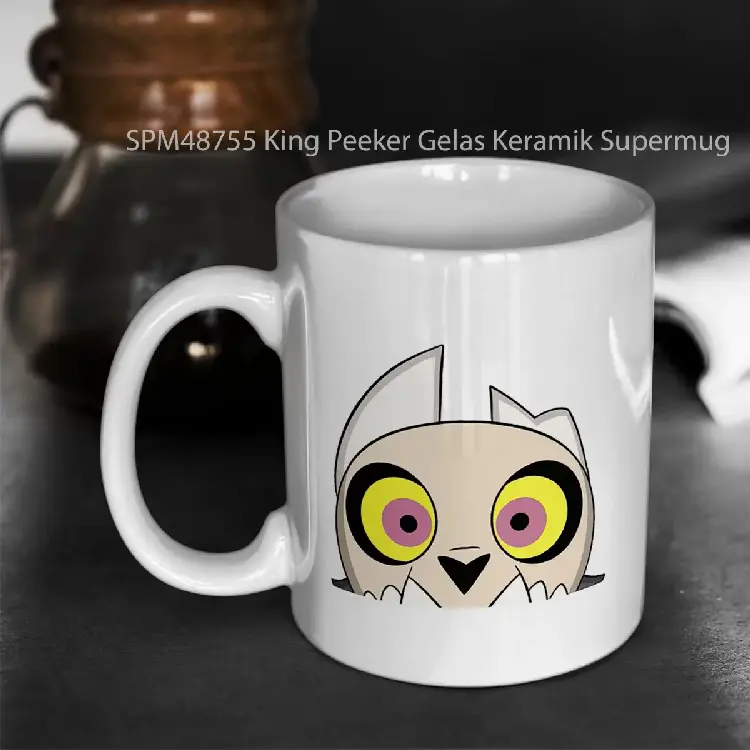 SPM48755 King Peeker Gelas Keramik Supermug