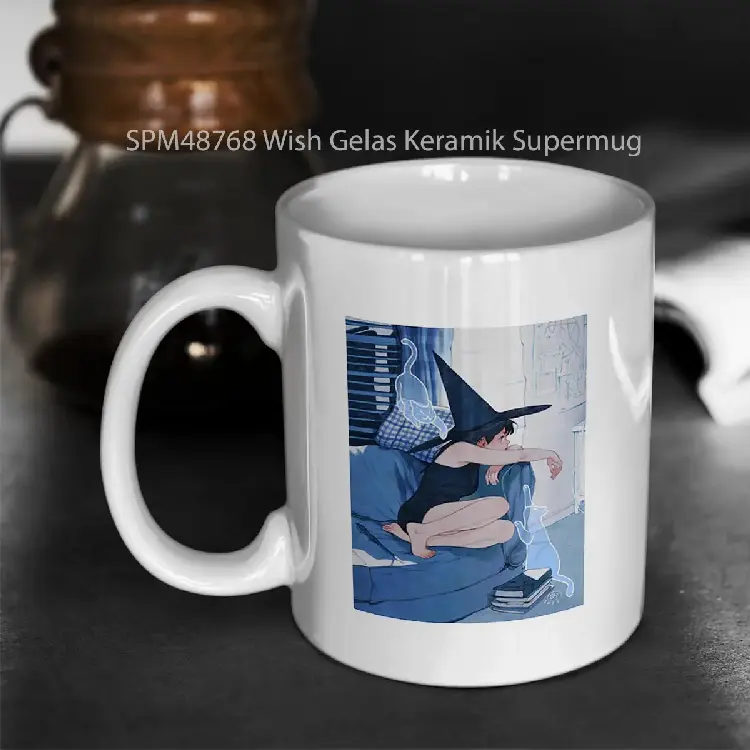 SPM48768 Wish Gelas Keramik Supermug