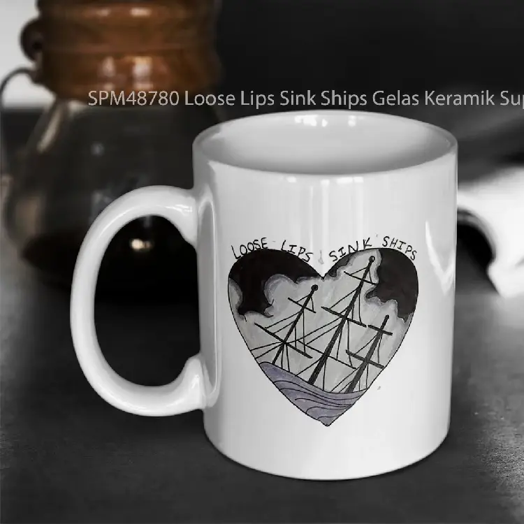 SPM48780 Loose Lips Sink Ships Gelas Keramik Supermug