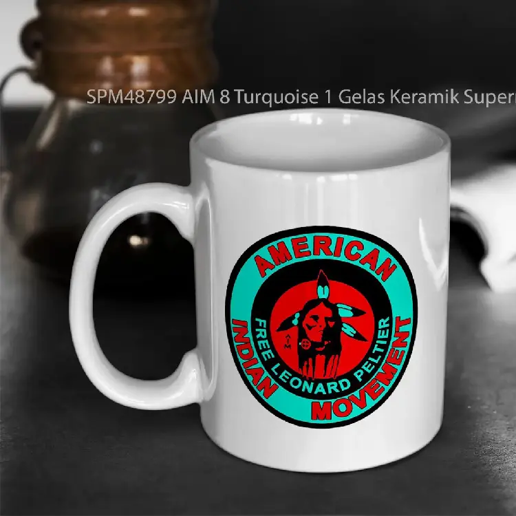 SPM48799 AIM 8 Turquoise 1 Gelas Keramik Supermug