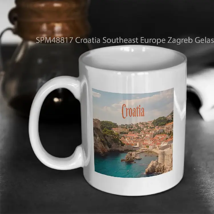 SPM48817 Croatia Southeast Europe Zagreb Gelas Keramik Supermug