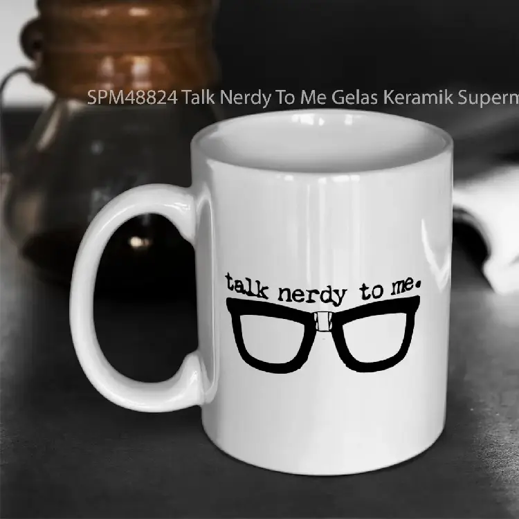 SPM48824 Talk Nerdy To Me Gelas Keramik Supermug