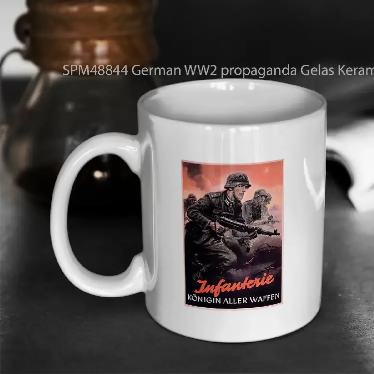SPM48844 German WW2 propaganda Gelas Keramik Supermug
