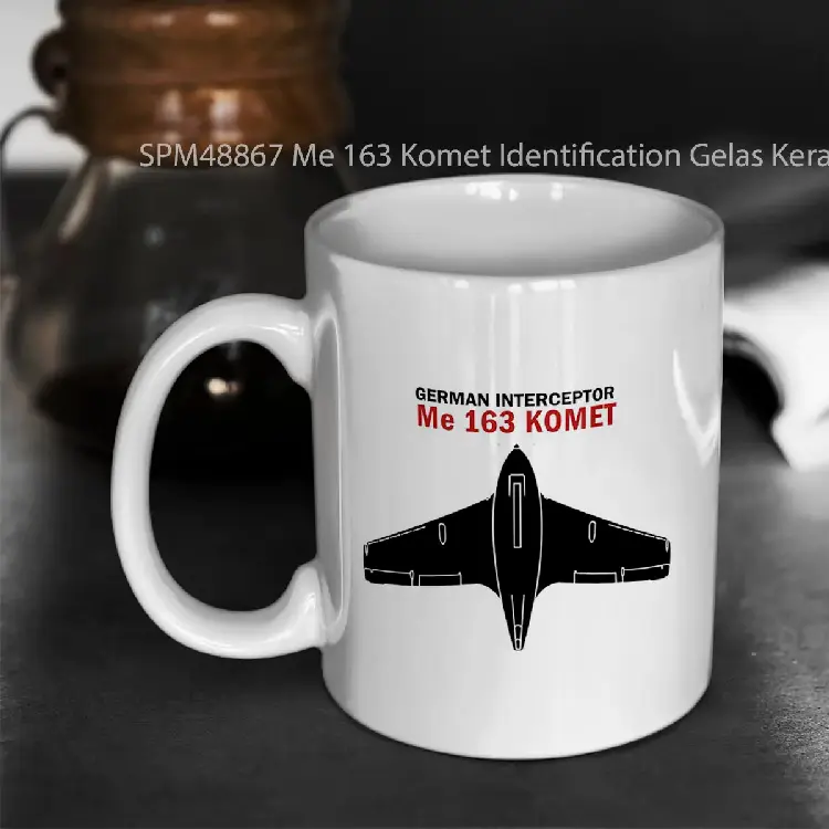 SPM48867 Me 163 Komet Identification Gelas Keramik Supermug
