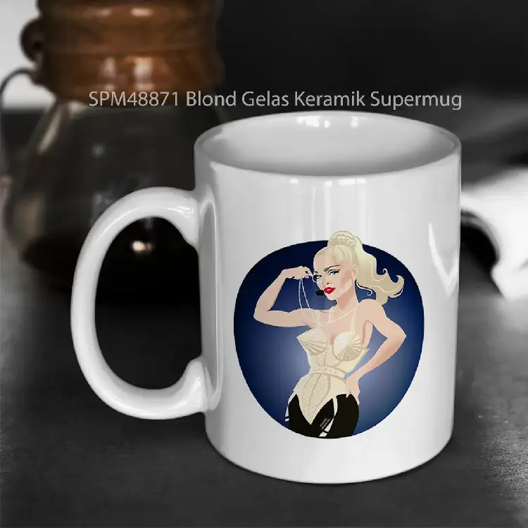 SPM48871 Blond Gelas Keramik Supermug