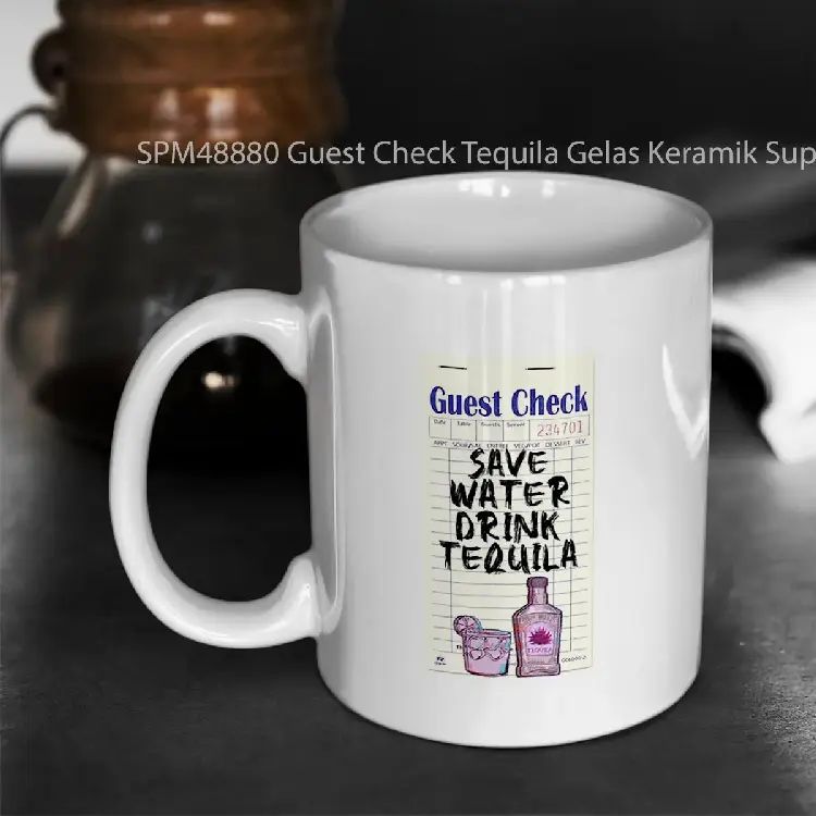 SPM48880 Guest Check Tequila Gelas Keramik Supermug