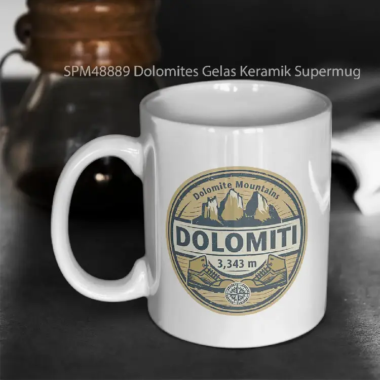 SPM48889 Dolomites Gelas Keramik Supermug
