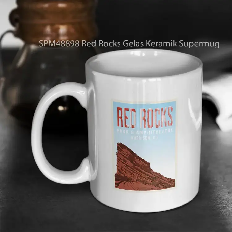 SPM48898 Red Rocks Gelas Keramik Supermug