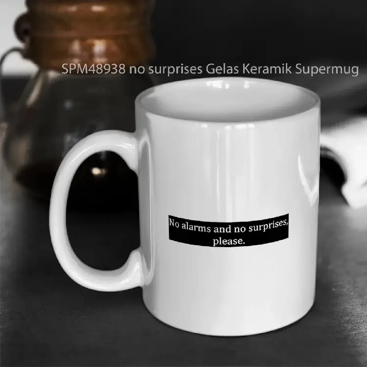 SPM48938 no surprises Gelas Keramik Supermug