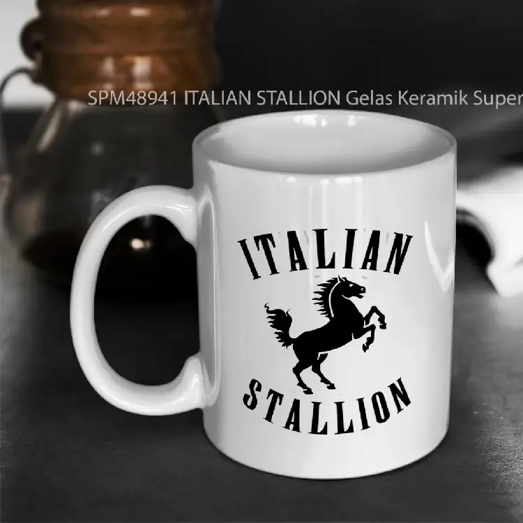 SPM48941 ITALIAN STALLION Gelas Keramik Supermug