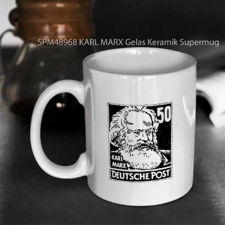 SPM48968 KARL MARX Gelas Keramik Supermug
