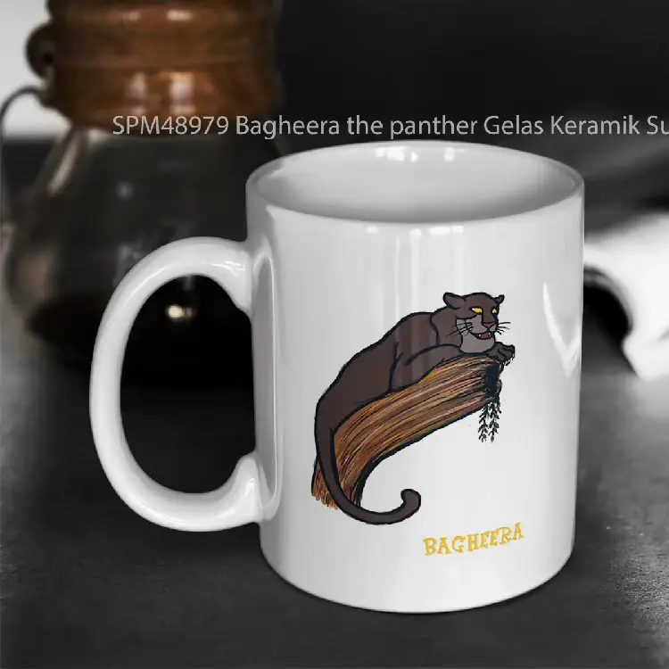 SPM48979 Bagheera the panther Gelas Keramik Supermug