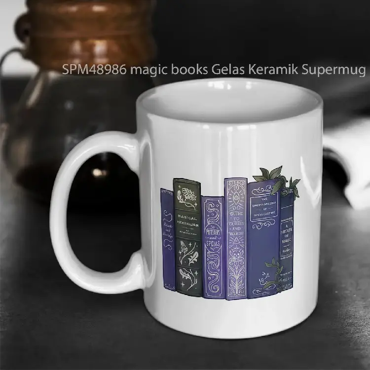 SPM48986 magic books Gelas Keramik Supermug