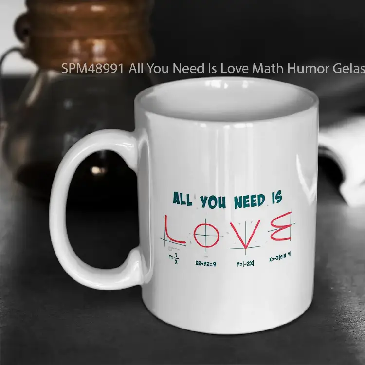 SPM48991 All You Need Is Love Math Humor Gelas Keramik Supermug
